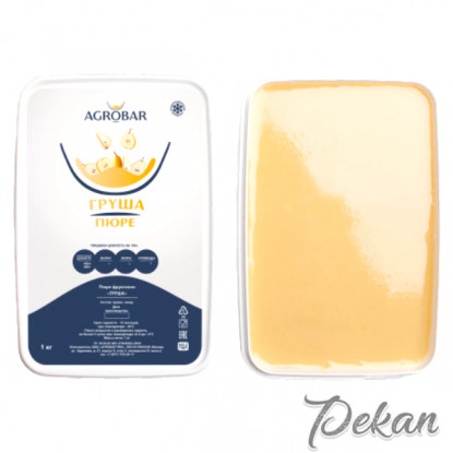 Пюре замороженное Груша Agrobar, 250 г