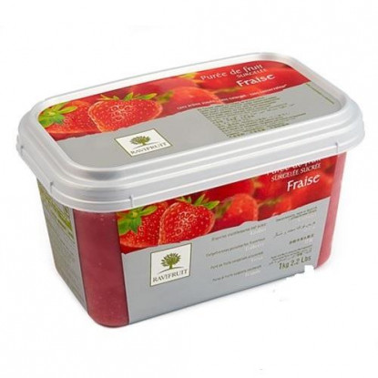 Пюре замороженное Клубника Ravifruit, 1 кг