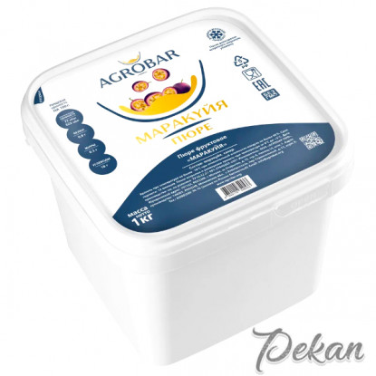 Пюре замороженное Маракуйя Agrobar, 1 кг Пюре замороженное Маракуйя Agrobar, 1 кг