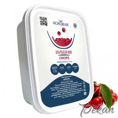 Пюре замороженное Вишня Agrobar, 250 г