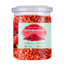 Сублимированная Клубника кусочки 1-5 мм For Cake, 40 г 