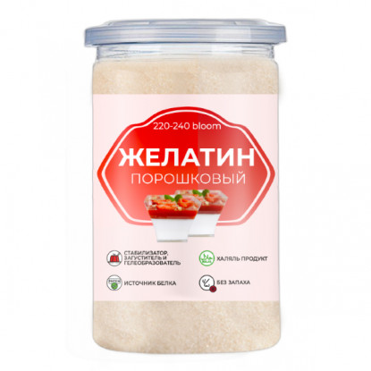 Желатин порошковый 220-240 Блум, 300 г Желатин порошковый 220-240 Блум, 300 г