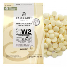 Шоколад белый 25.9% Callebaut, 2,5 кг