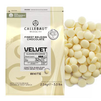 Шоколад белый 32% Callebaut Velvet, 2,5 кг