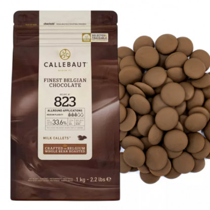 Шоколад молочный 33,6% Callebaut, 1 кг Шоколад молочный 33,6% Callebaut, 1 кг