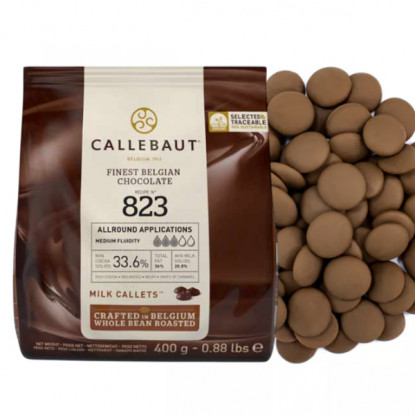 Шоколад молочный 33,6% Callebaut, 400 г