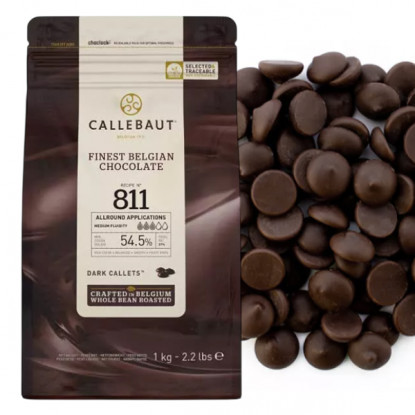 Шоколад темный 54.5% Callebaut, 1 кг