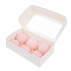 Коробка для моти 19х11x5,5 см 6 ячеек  Белая №220