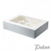 Коробка для 12 капкейков Белая с окном 33x25x10 см №1