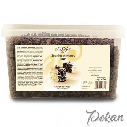 Шоколадная стружка темная Callebaut, 1 кг