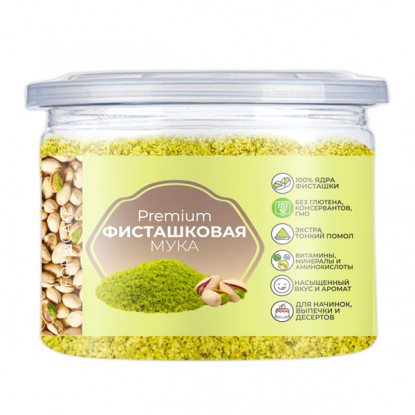 Фисташковая мука For Cake, 100 г Фисташковая мука For Cake, 100 г